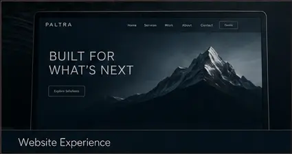 Paltra Website Experience project